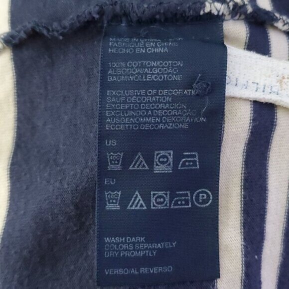 Tommy Hilfiger Cotton Polo Golf Shirt- Striped- M Loose Fit- Vintage - Picture 13 of 16